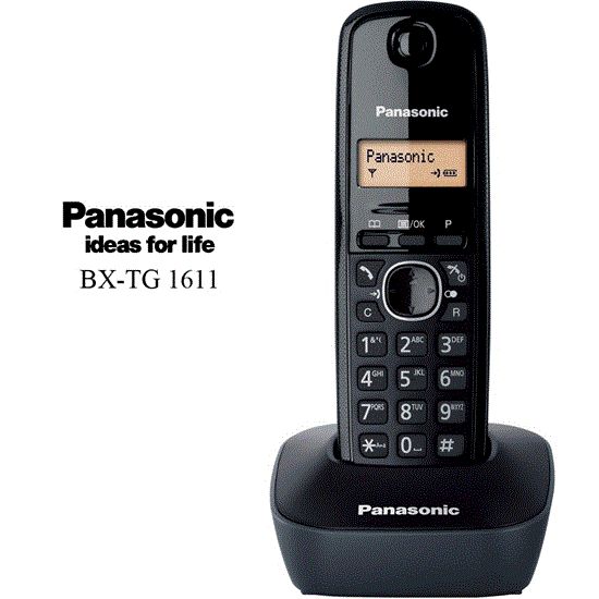 تصویر  تلفن بی سیم پاناسونیک مدل PANASONIC KX-TG1611BX