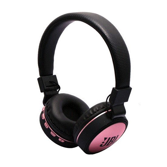 تصویر  هدفون جی بی ال صورتی مدل JBL wireless Headphone KD20