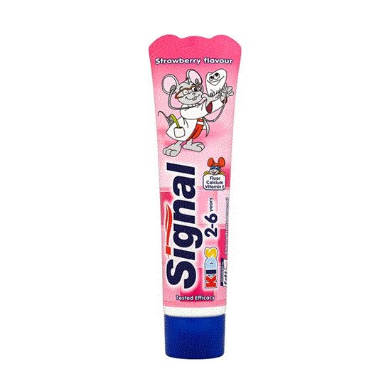 تصویر  خمیر دندان کودک سیگنال مدلSTRAWBERRY حجم 50ML
