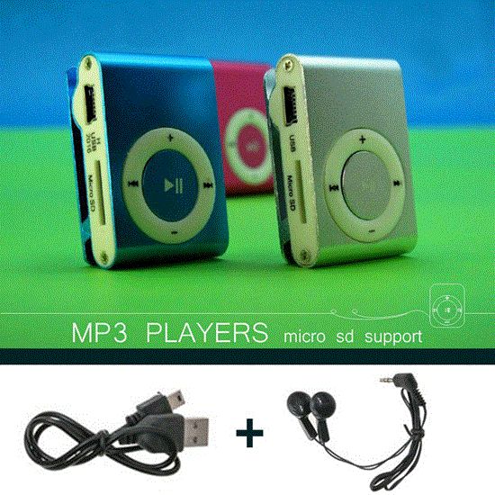 تصویر  پخش کننده موسیقی رنگ سبز mp3player رم خور طرح اپل