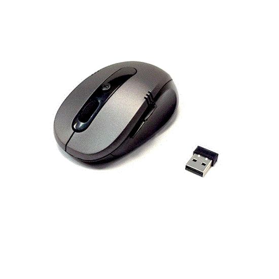 تصویر  موس بی سیم وایرلس مشکی  MW-2.4G