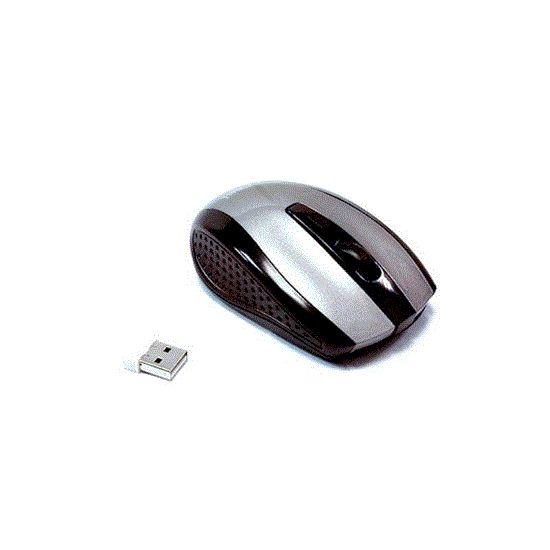 تصویر  موس بی سیم وایرلس کاسی نقره ای  MW-2.4G