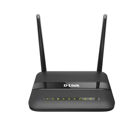 تصویر  مودم روتر N300 بی‌ سیم ADSL2+ دی-لینک مدل DSL-124