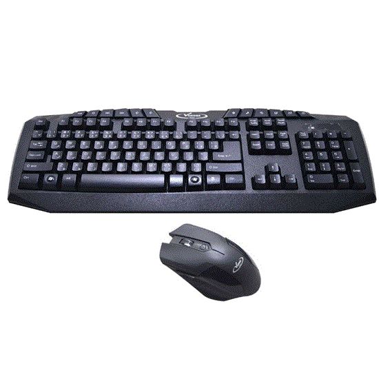 تصویر  کیبورد و ماوس بی سیم ونوس مدل KMV-1233