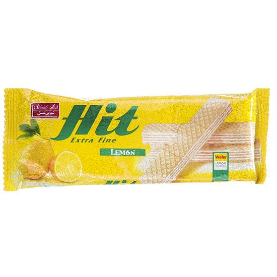 تصویر  ویفر لیمویی شیرین عسل مدل هیت حجم40G