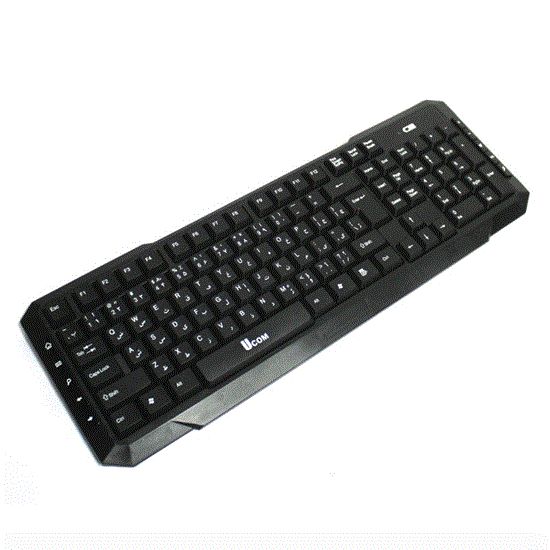 تصویر  کیبرد و موس وایرلس یوکام W4100