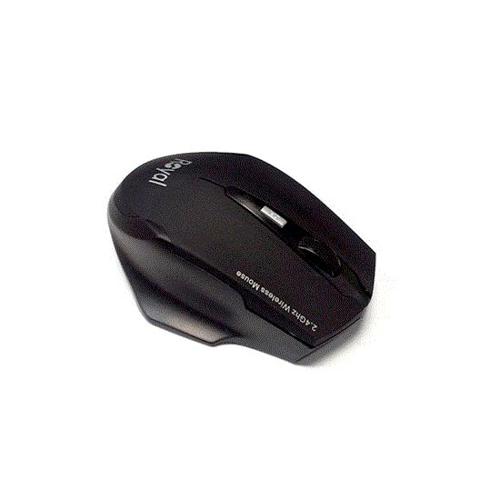تصویر  موس وایرلس رویال مشکی مدل  MW-215