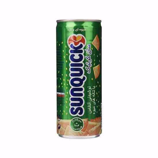 تصویر  آبمیوه سان کوییک با طعم آناناس حجم 240ML