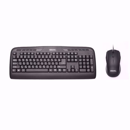 کیبورد و ماوس سادیتا مدل SKM-1554 با حروف فارسی