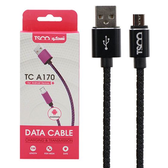 کابل تبدیل USB به microUSB تسکو
