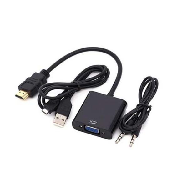 تصویر  تبدیل HDMI به VGA مناسب PS4 (با برق و صدا)